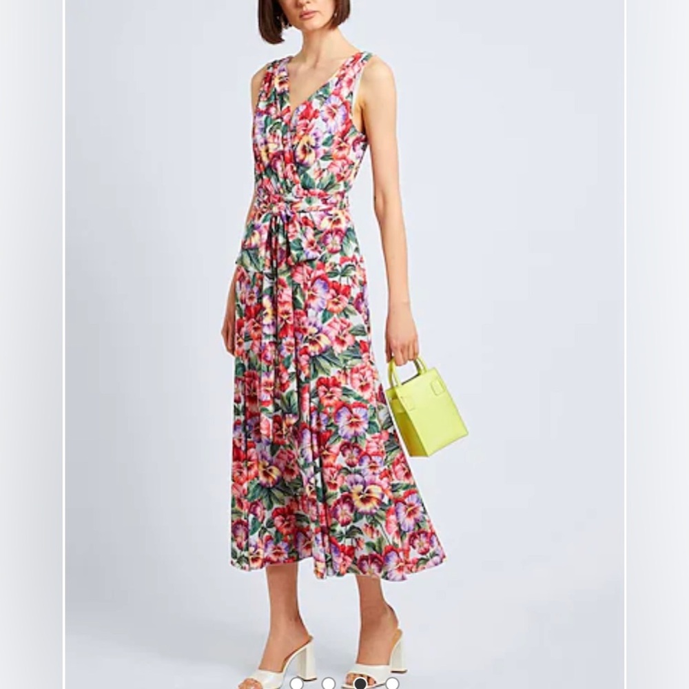 Dolce & Gabbana silk midi dress NWOT IT 50